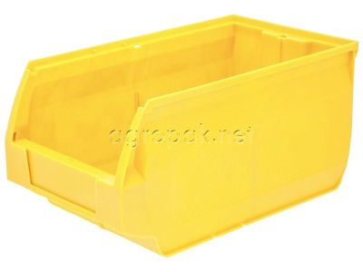 Пластиковый контейнер 5004 Napoli, 400х230х200 мм, цвет желтый