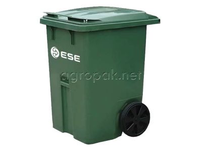 Мусорный контейнер ESE 370 л, зеленый