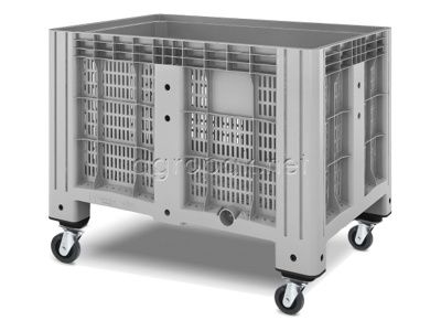 Перфорированный контейнер iBox 11.602.C13 на 4-х поворотных колесах, 1200х800х920 мм