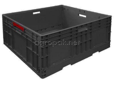 Складной контейнер 8633 серии EUO, цвет черный