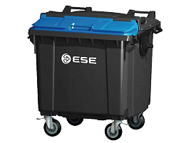 Мусорный контейнер ESE1100 Black Split lid, синий