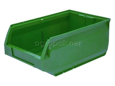 Пластиковый контейнер 5003 Milano, 350х230х150 мм, цвет зеленый
