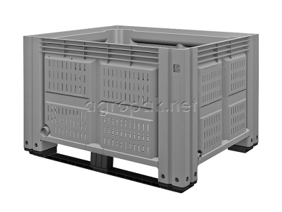 Перфорированный контейнер IBOX 11.603 на 2-х полозьях, 1200х1000х780 мм