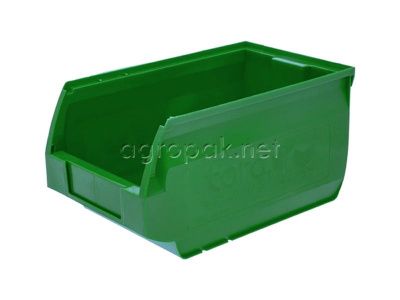 Пластиковый контейнер 5002 Verona, 250х150х130 мм, цвет зеленый