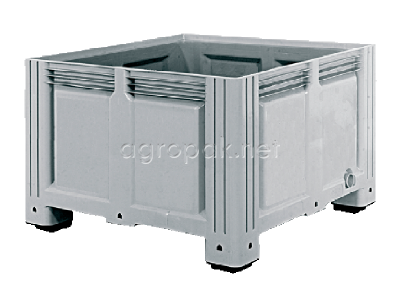 Сплошной контейнер IBox 11.604BF.C10 на 4-х ножках, 1130х1130х760 мм