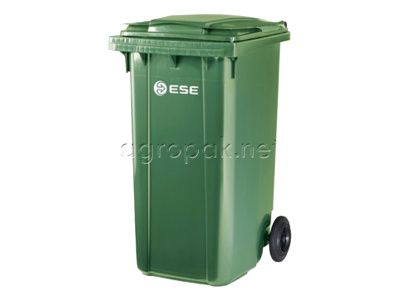 Мусорный контейнер ESE 240 л, зеленый