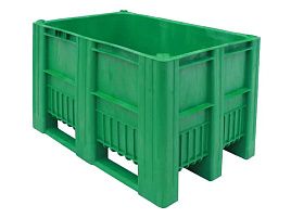 Контейнер Box-Pallet сплошной, зеленый