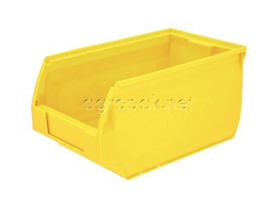 Пластиковый контейнер 5002 Verona, 250х150х130 мм, цвет желтый