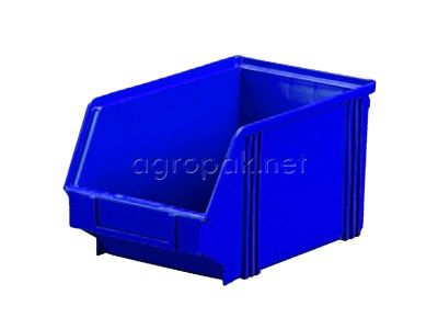 Пластиковый контейнер 7967, 250х148х130мм, синий